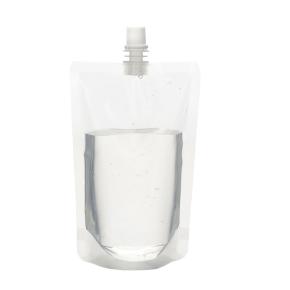 Transparent drink spout pouch